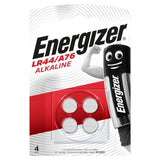 Energizer LR44/A76 Battery Cell 4 per pack
