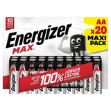 Energizer Max AA Batteries Alkaline 20 per pack