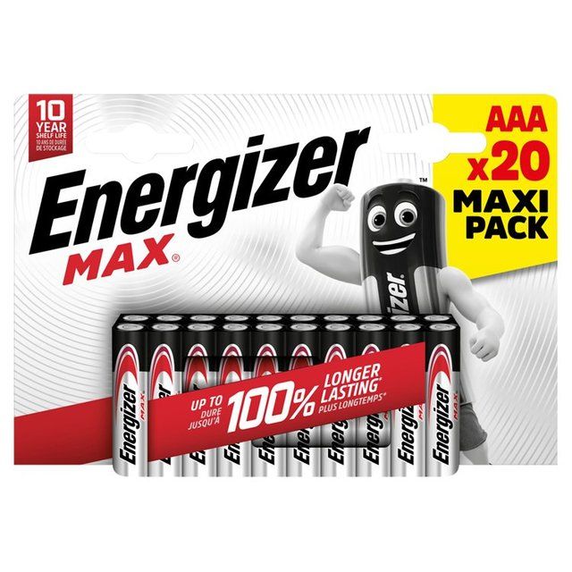 Energizer Max AAA 20 per pack