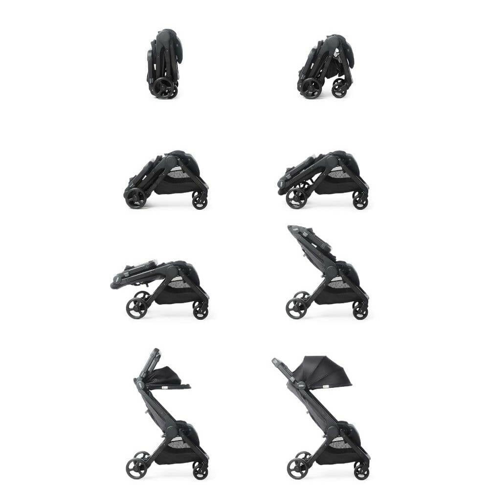 Ergobaby Metro+ Compact City Stroller with Carry Bag - Slate Grey