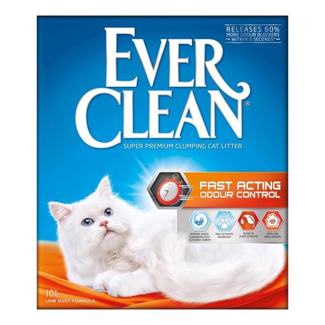 Ever Clean Fast Acting Odour Control Clumping Cat Litter 10L