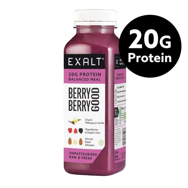 EXALT Berry Berry Good Fresh Vegan Protein Smoothie Berries & Vanilla 330ml