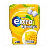 Extra Refreshers Tropical Flavour Sugarfree Chewing Gum Bottle 30 Pieces 67g