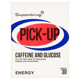 Superdrug Pick-Up Caffeine & Glucose Tablets X 30 GOODS Superdrug