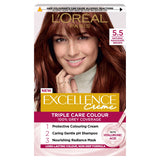 L'Oreal Excellence Creme 5.5 Mahogany Brown Permanent Hair Dye - McGrocer