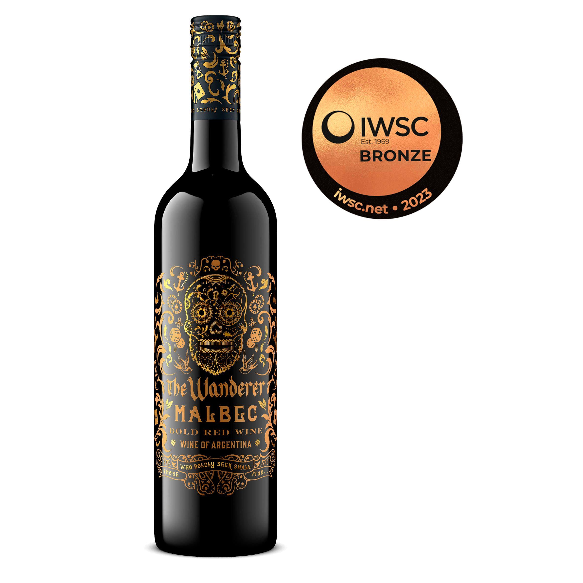 The Wanderer Malbec Bold Red Wine 75cl GOODS Sainsburys