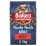 Bakers Meaty Meals Adult Dry Dog Food Beef - McGrocer