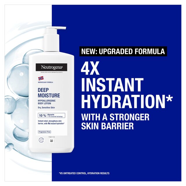Neutrogena Deep Moisture Hypoallergenic Body Lotion 400ml - McGrocer