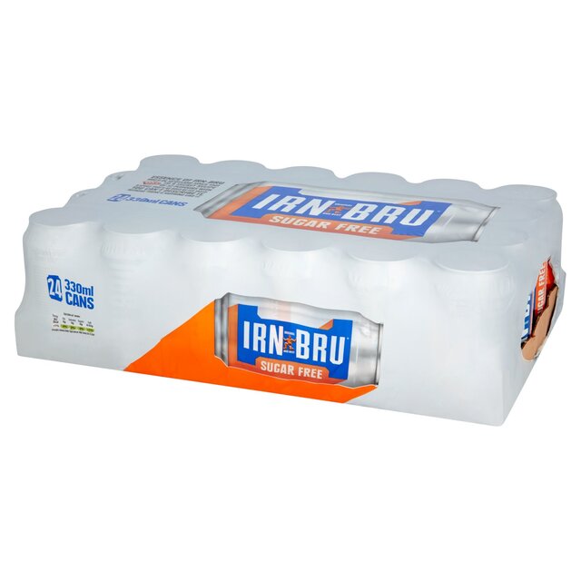 IRN-BRU Sugar Free 24 x 330ml - McGrocer