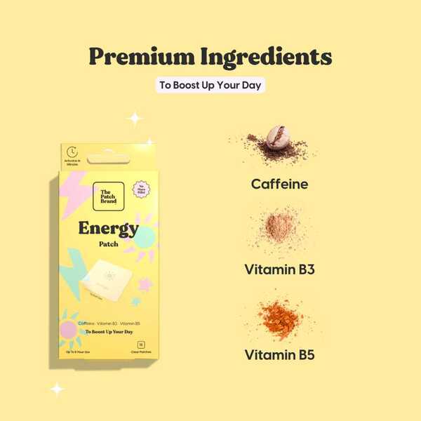 The Patch Brand Energy Vitamin Patch, 15 patches GOODS Superdrug