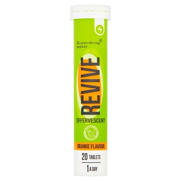 Superdrug Effervescent Revive Orange 20s GOODS Superdrug