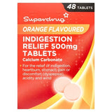 Superdrug Orange Antacid 48 Tablets GOODS Superdrug