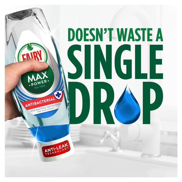 Fairy Max Power Antibac Washing Up Liquid 370ml
