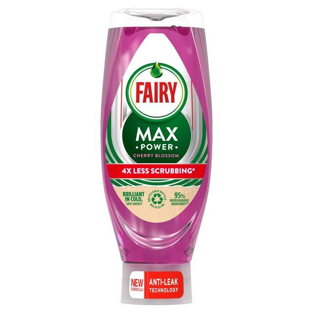 Fairy Max Power Cherry Blossom Washing Up Liquid 640ml