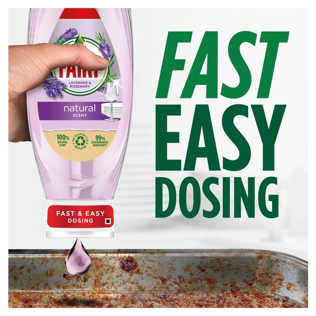 Fairy Max Power Lavender & Rosemary Washing Up Liquid   640ml