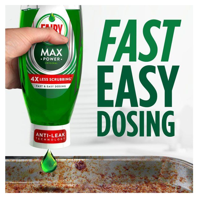 Fairy Max Power Lemon Washing Up Liquid 640Ml 640ml