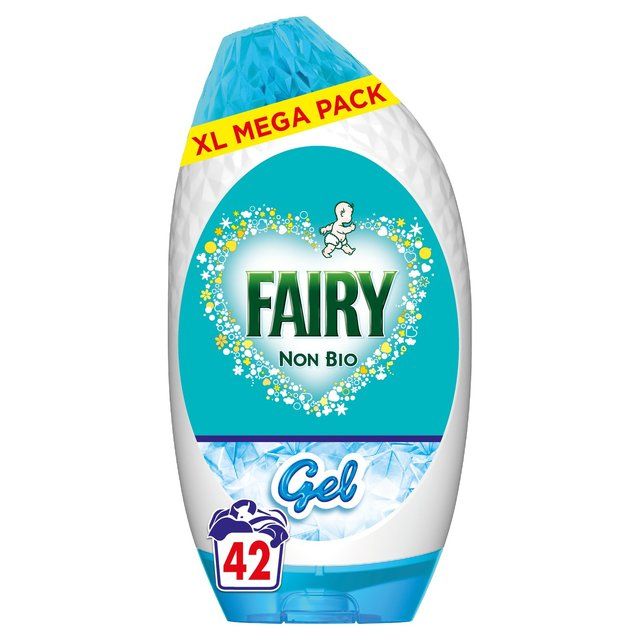 Fairy Non Bio Washing Liquid Gel For Sensitive Skin 42 Washes 1386ml