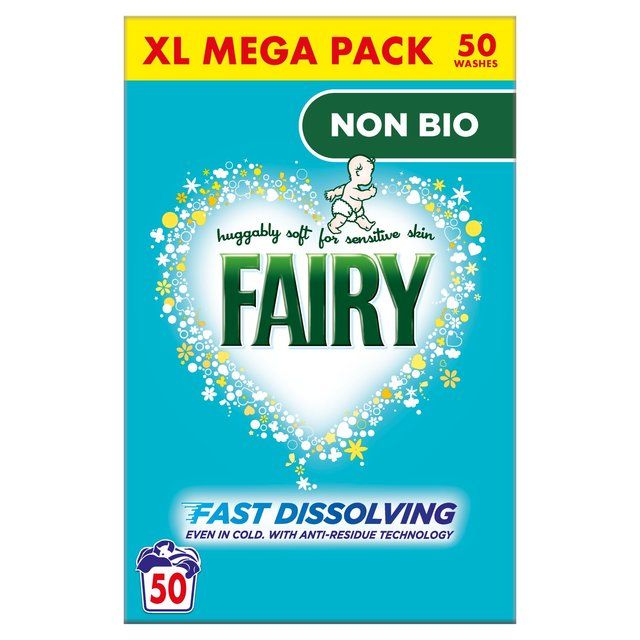 Fairy Non Bio Washing Powder 50 Washes 3kg
