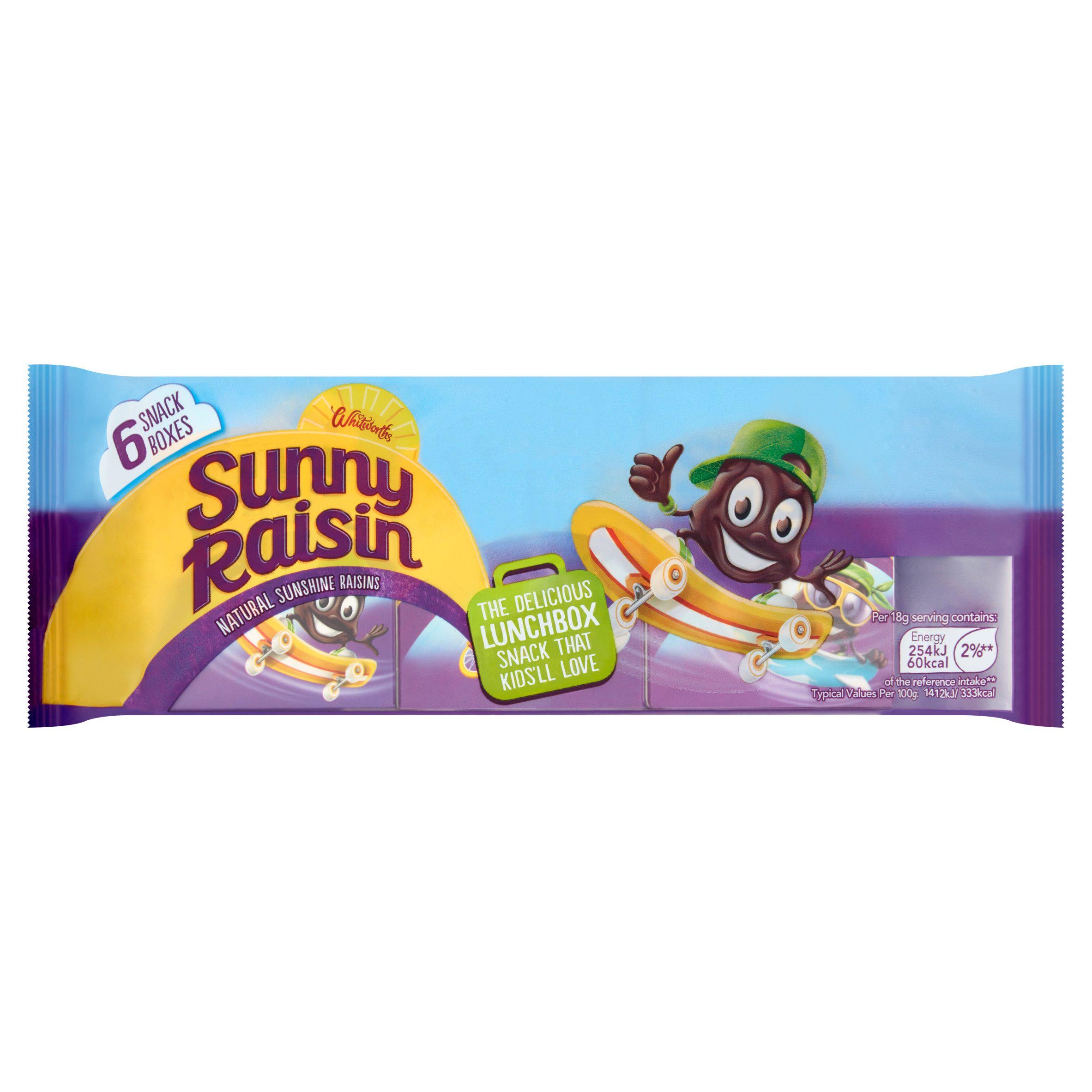 Sunny Raisins Kids Snack 6 Pack GOODS Sainsburys