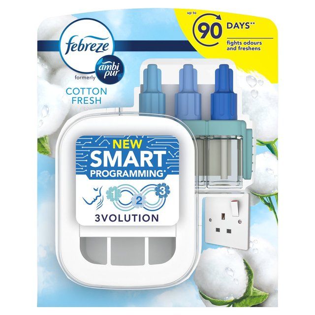 Febreze 3Volution Air Freshener Plug-In Diffuser Cotton 20ml