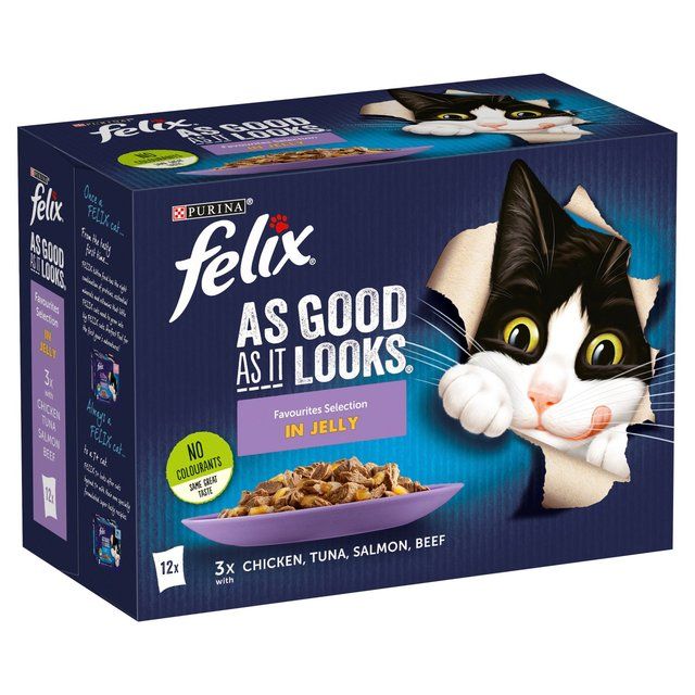 Felix As Good As it Looks Favourites Selection Wet Cat Food 12 x 100g