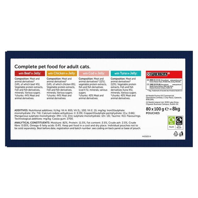 Felix As Good As it Looks Mixed Selection in Jelly Wet Cat Food 80 x 100g