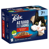 Felix As Good As it Looks Senior 7+ Meat in Jelly Wet Cat Food 12 x 100g