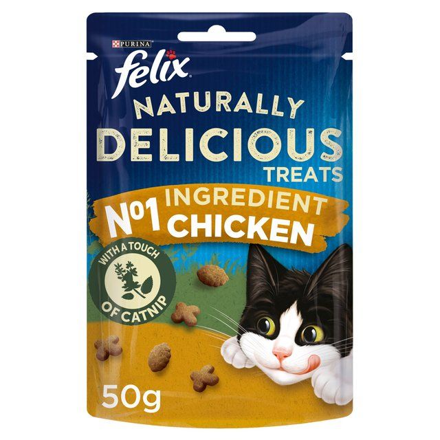 Felix Naturally Delicious Chicken Cat Treats 50g