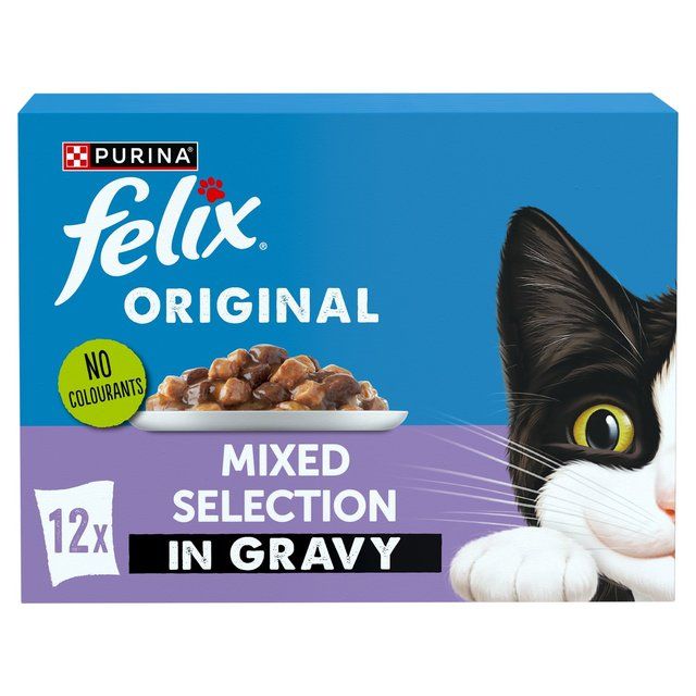 Felix Original Mixed Selection in Gravy Wet Cat Food 12 x 85g