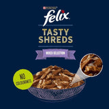 Felix Tasty Shreds Mixed Selection in Gravy Wet Cat Food 40 x 80g