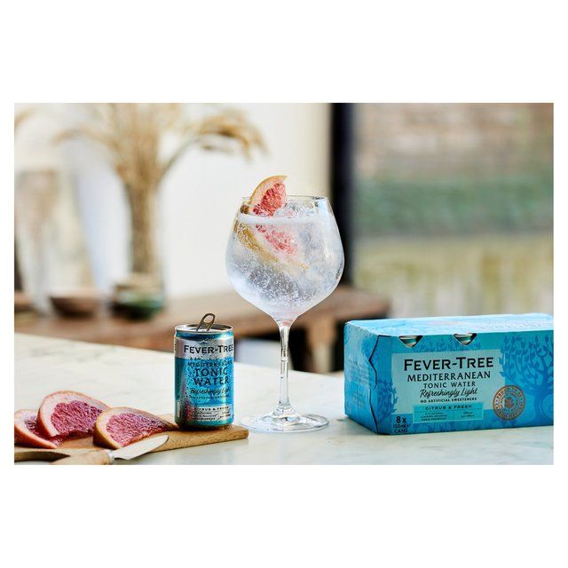 Fever-Tree Light Mediterranean Tonic Cans 15 x 150ml