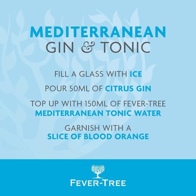 Fever-Tree Mediterranean Tonic Water 4 x 200ml