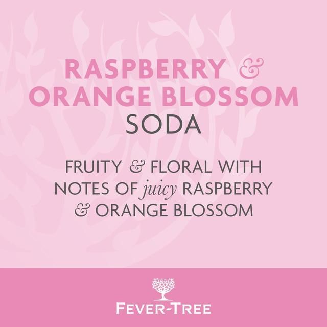 Fever-Tree Raspberry & Orange Blossom Soda   500ml