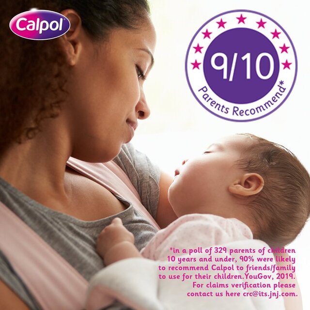 Calpol Infant Sugar Free Oral Suspension Strawberry 2+ Months 100ml - McGrocer