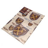 West Ham United FC Crest Gift Wrap Sheets GOODS Superdrug