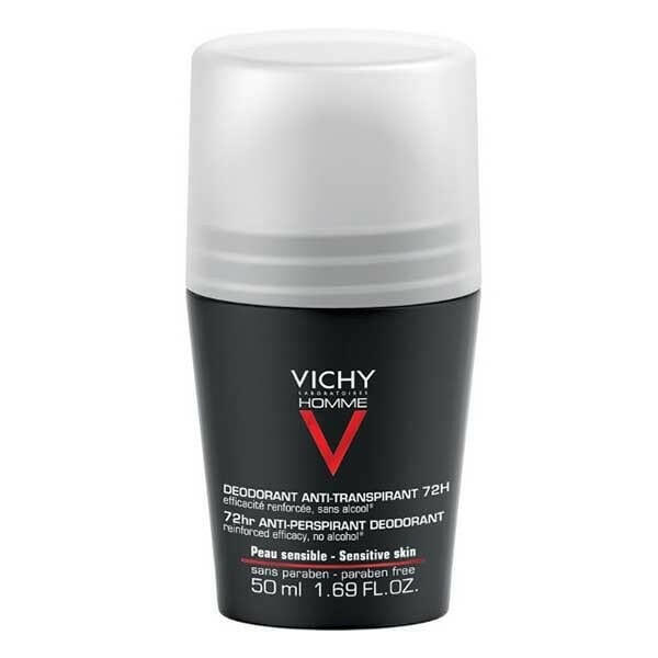 Vichy Homme Extreme Anti-Perspirant Roll-On 72Hr 50Ml GOODS Superdrug
