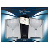 Fifty Pounds Gin Two Glass Gift Set 70cl