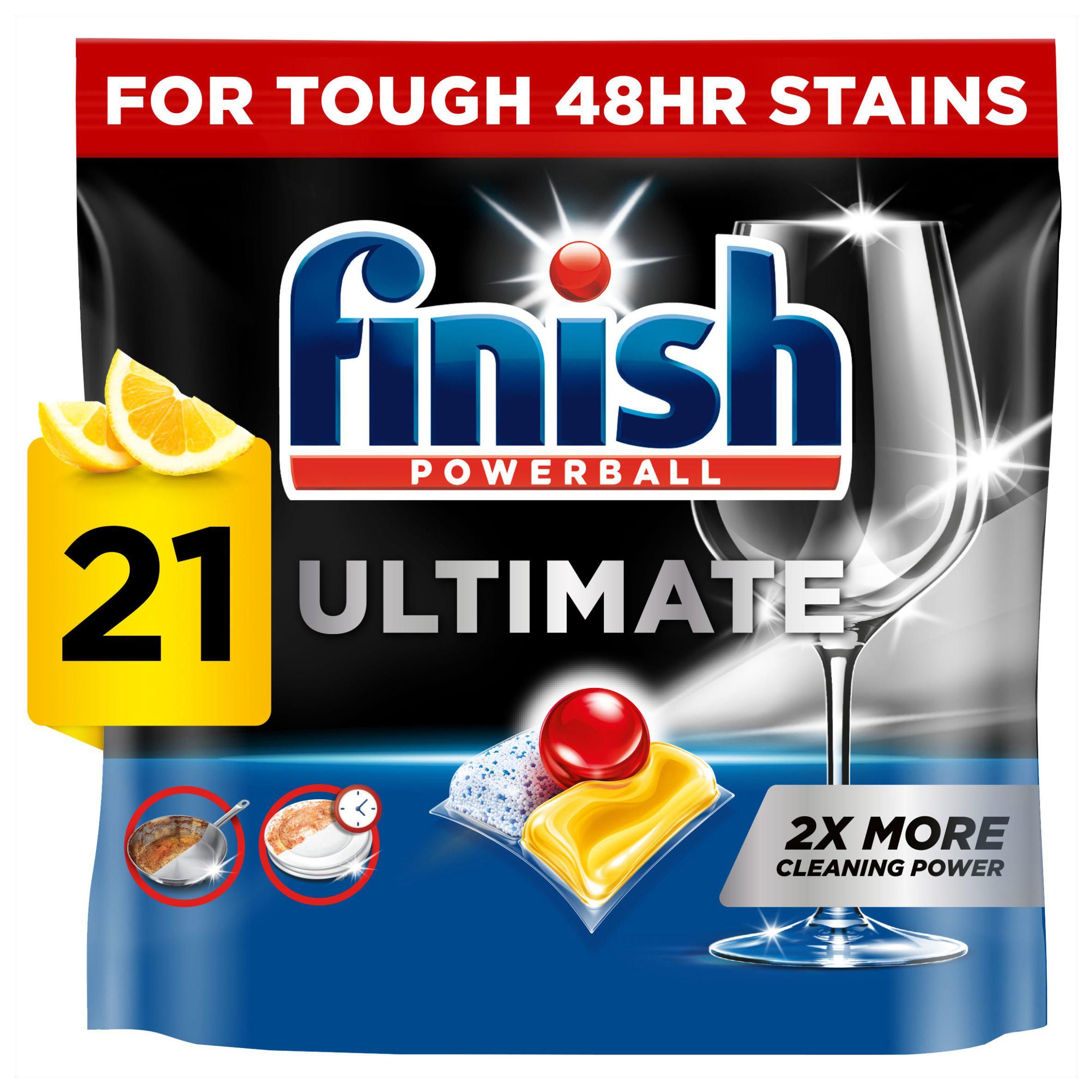 Finish Ultimate All in One Lemon Dishwasher Tablets x21