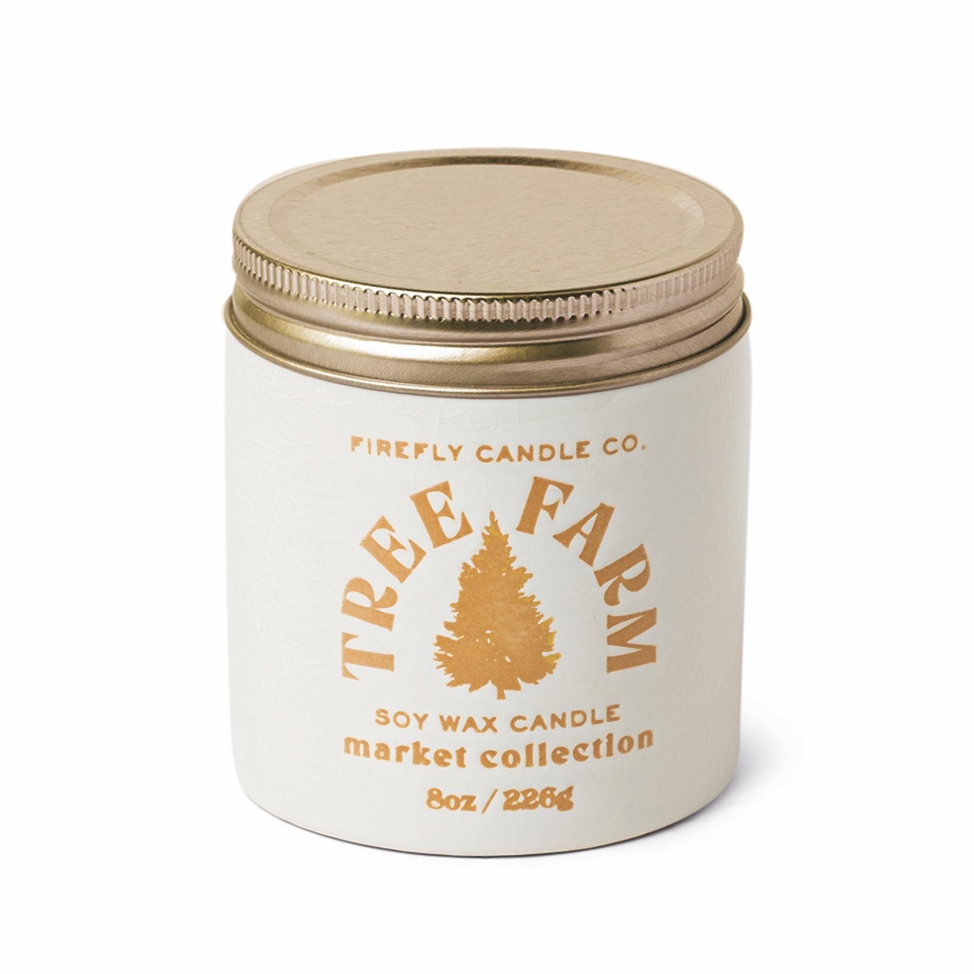 Firefly Market Tin Candle Tree Farm