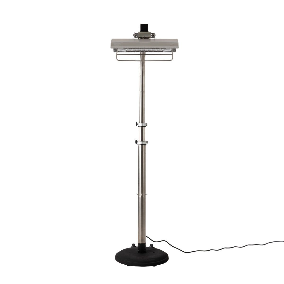 FireSense Stainless Steel 2.3m (93") Telescoping Offset Pole Mounted Infrared Patio Heater