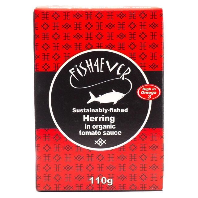 Fish 4 Ever Herring in organic tomato sauce 110g