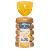 Fitzgeralds Sesame Sliced Bagels 5 per pack