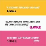 FLO Organic Non-Applicator Tampons Regular + Super Combo Pack 16 per pack