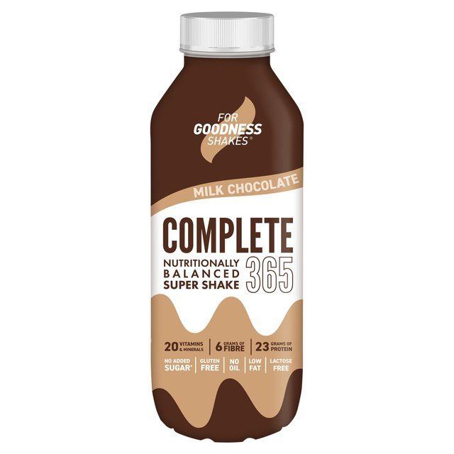 For Goodness Shakes Complete 365 Milk Chocolate 377ml 377ml