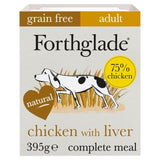 Forthglade Adult Grain Free Chicken Liver and Veg Wet Dog Food 395g