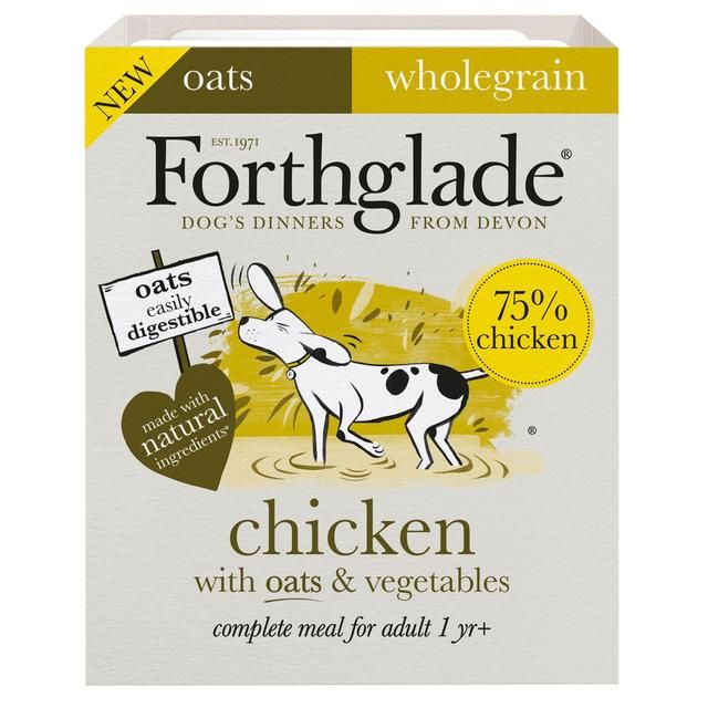 Forthglade Complete Adult Wholegrain Chicken with Oats & Veg 395g