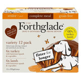 Forthglade Complete Senior Grain Free Dog Food Variety Pack Turkey & Lamb 12 x 395g