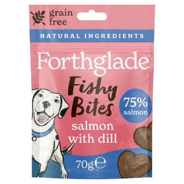Forthglade Natural Fishy Bites Salmon with Dill 70g