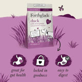 Forthglade Natural Grain Free Duck Cold Pressed Dry Dog Food 2kg