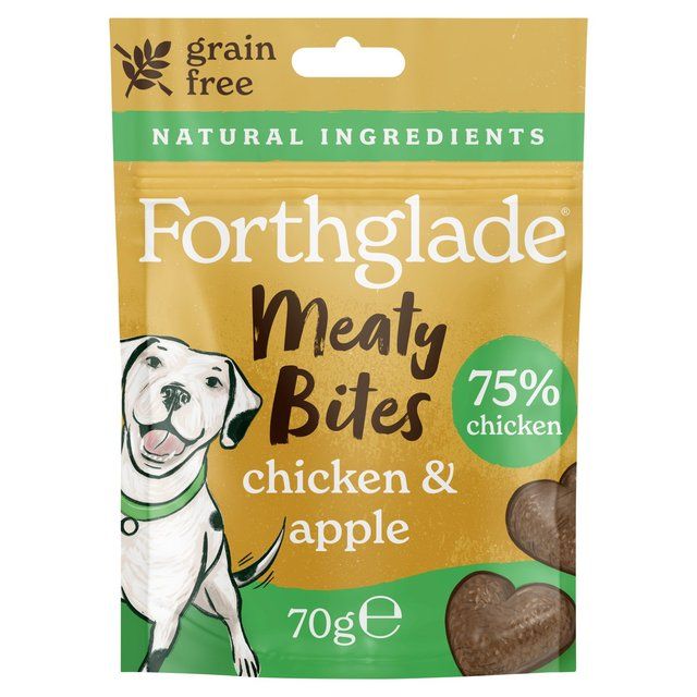 Forthglade Natural Meaty Bites Chicken with Apple 70g